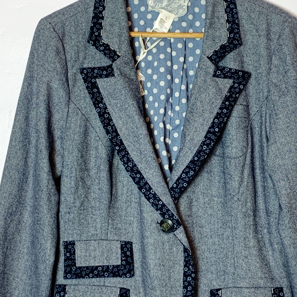 30% off Anthropologie Nick & Mo Navy Blazer - Picture 2 of 8